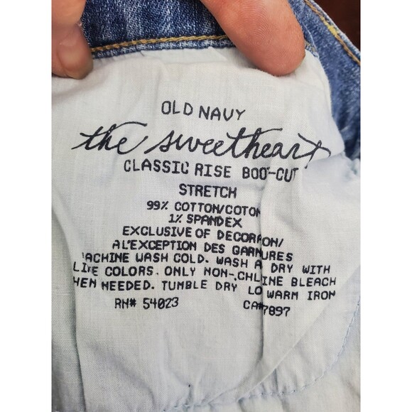 Old Navy Sweetheart Bootcut Jeans Size 12 Long - Picture 7 of 7